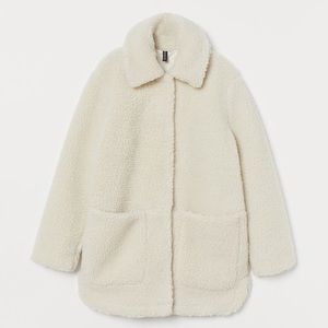 H&M Divided Faux Shearling Jacket
